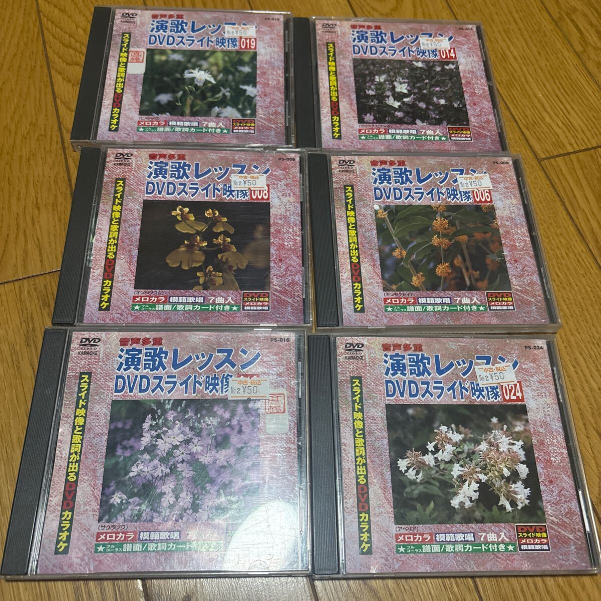 音声多重 演歌レッスン DVDスライド映像 6枚まとめ CD+G拍卖