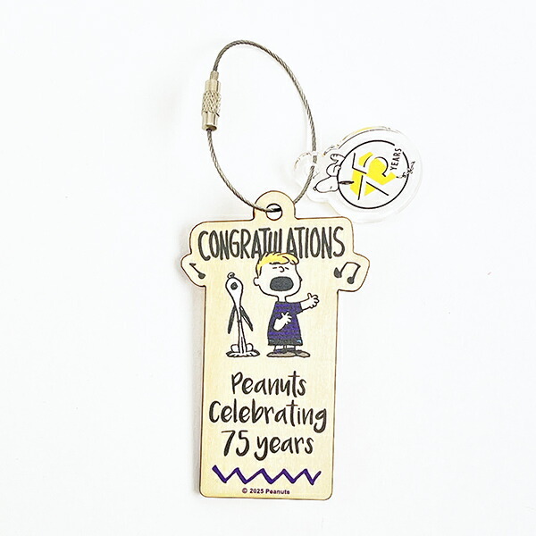 スヌーピー 木のオーナメント バイオレット PEANUTS 75th SNOOPY 日本製拍卖