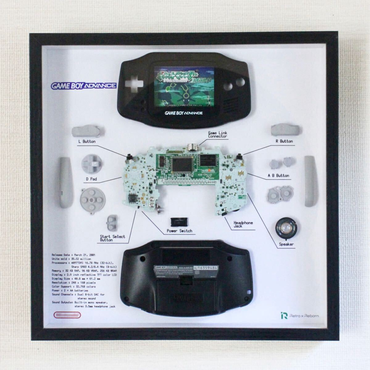Framed Art of Game Boy Advance No.003拍卖