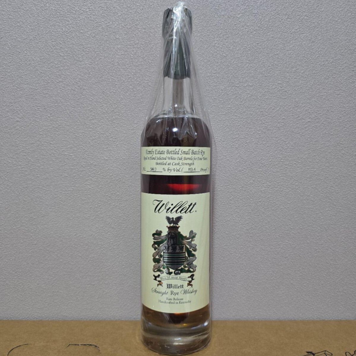 ウィレット ファミリーエステート ライ 4年 限定 2024年 Willett拍卖