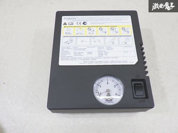 【未使用】 タイヤ空気圧充填用エアコンプレッサー 空気入れ タイヤ空気充填 車載工具 車載機 エアコンプレッサー パンク修理 即納 棚25-1拍卖