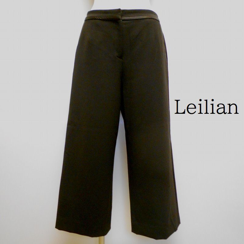 941532 Leilian レリアン 茶系 パンツ 9拍卖