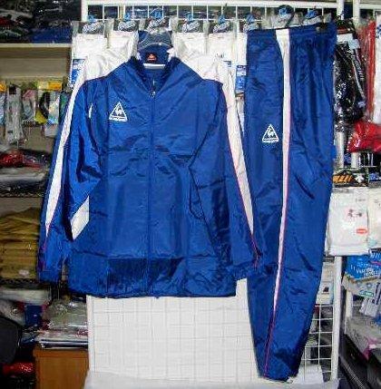 ルコック ウインドジャケット・パンツ BLU 青 ブルー Lサイズ le coq 新品 レトロ 即決価格/拍卖