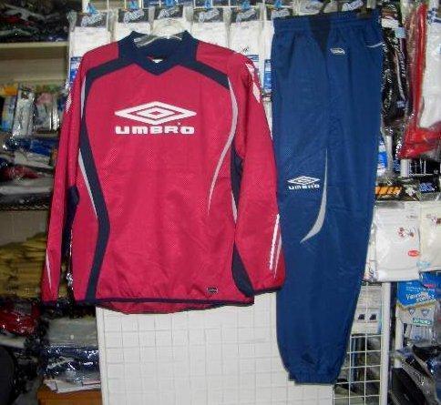 アンブロ UBA4835DPパフォーマンスピステ 上下DRED Oサイズ 大きいサイズ umbro 新品 レトロ 即決*拍卖
