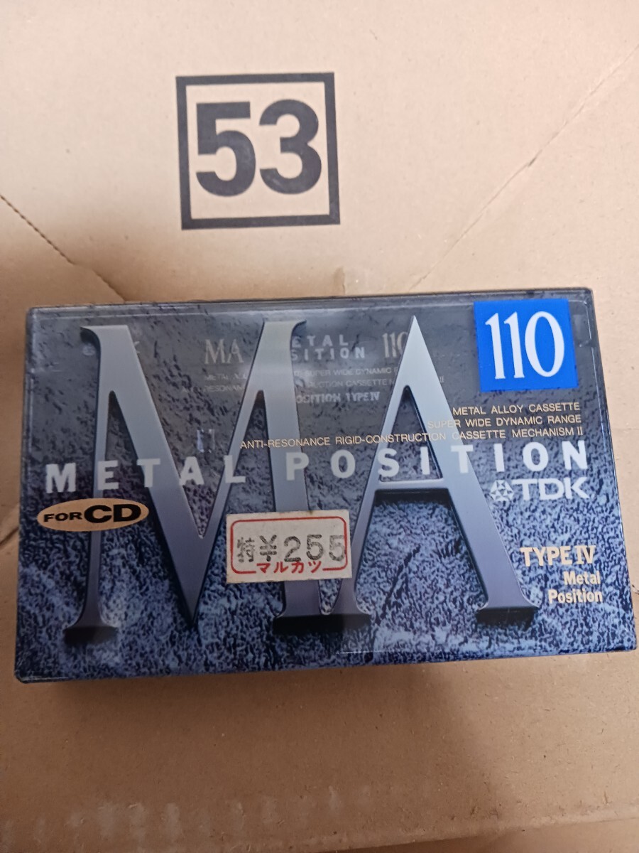 未開封 TDK MA 110分 カセットテープ メタルテープ TAPE4 メタル拍卖