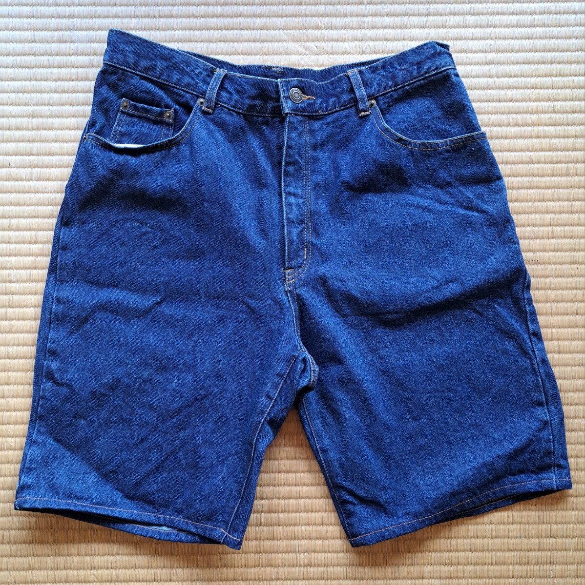 デニム ハーフパンツ 短パン ボトムス ジーンズ 綿100%拍卖