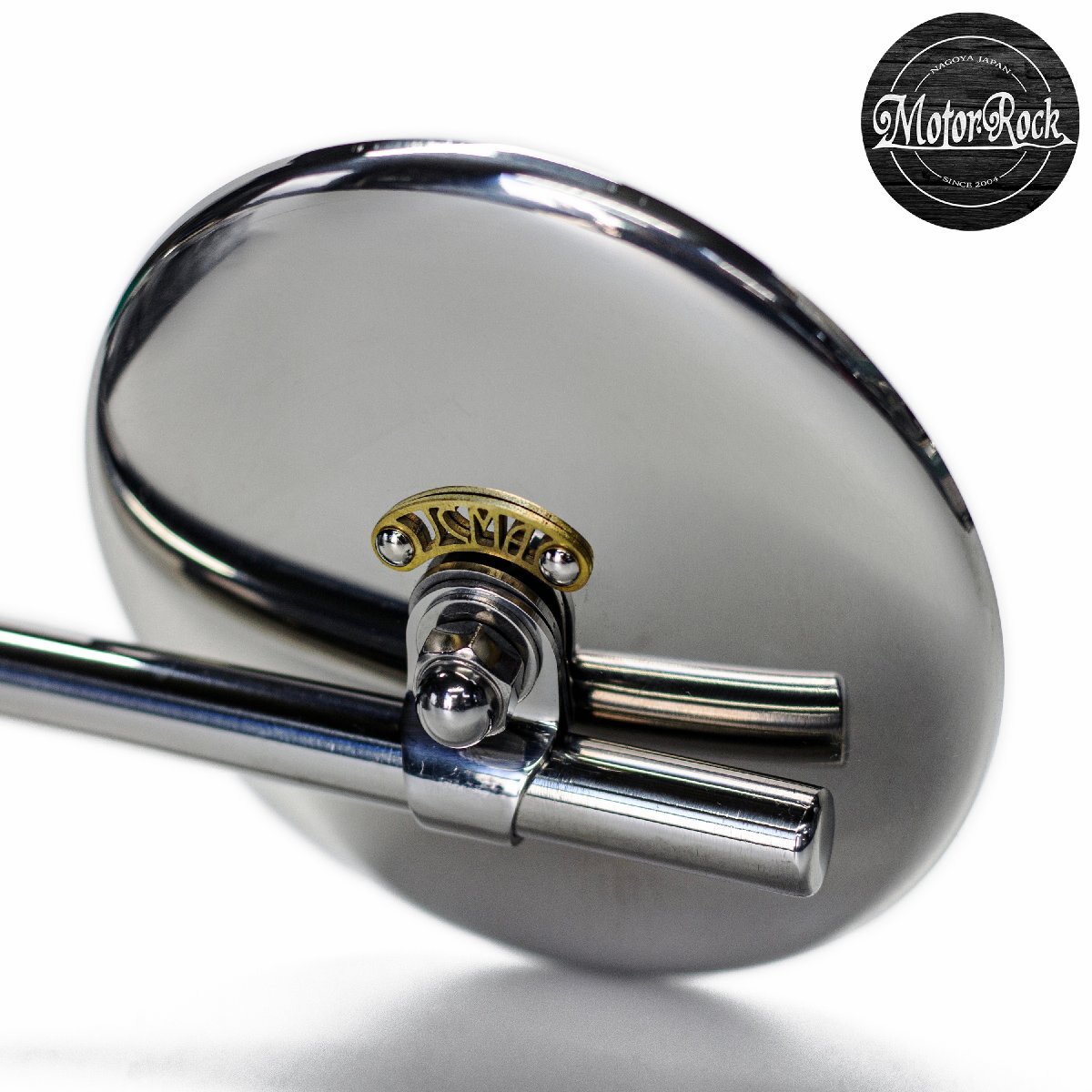 MOTOR ROCK JCMAミラー φ100 ポリッシュ 2. Brass/Nickel (MR-HC058P)拍卖