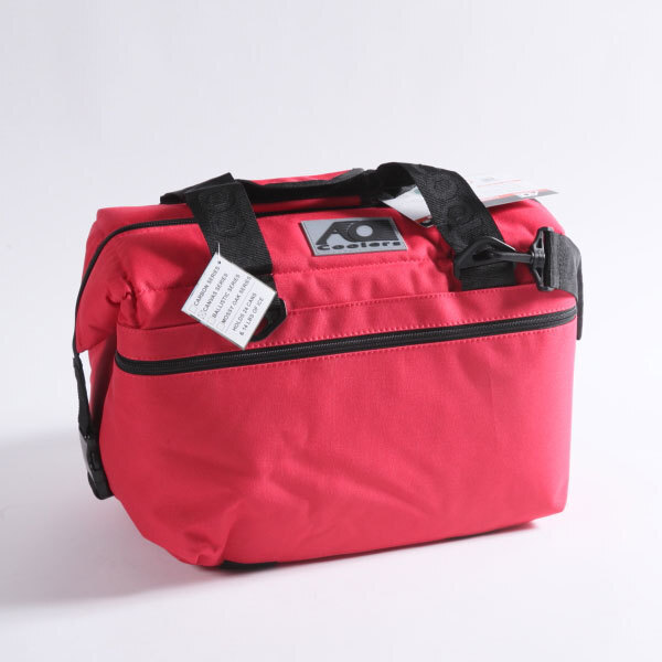 AO Coolers 24PACK CANVAS RED / AOクーラーズ キャンバス ソフトクーラー 24パック レッド AO COOLERS拍卖
