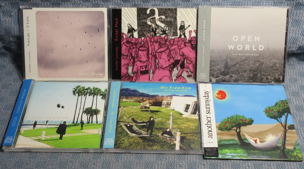 JA923●another sunnyday「Prelude/Bucket Mash/OPEN WORLD/YOLO」等 CD6点セット拍卖