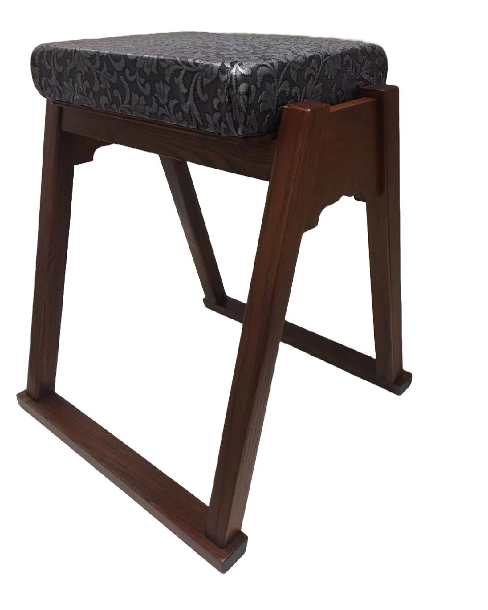 本堂用椅子 お詣り椅子 1脚 お参り椅子 座高47cm 収納時積み重ね可能 法事椅子 仏壇用 イス拍卖