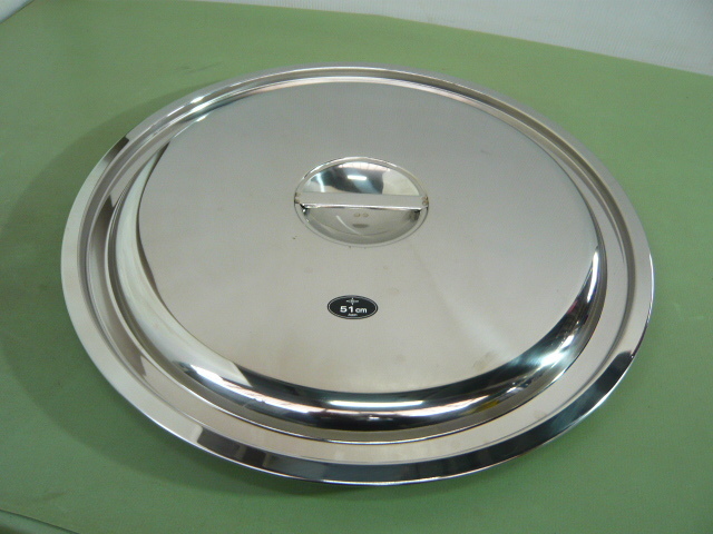A170◆ステンレス 寸胴鍋蓋 51cm用 業務用 厨房用品 大容量寸胴鍋ふたのみ 蓋◆未使用◆Q拍卖