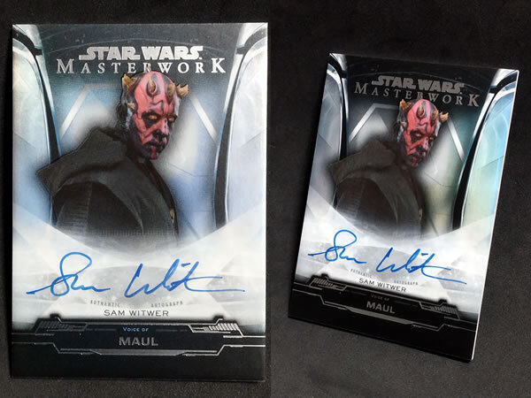 世界限定50枚 ダース・モール(レインボー)サム・ウィットワー 直筆サインカード スターウォーズ マスターワーク 2019 auto Masterwork拍卖