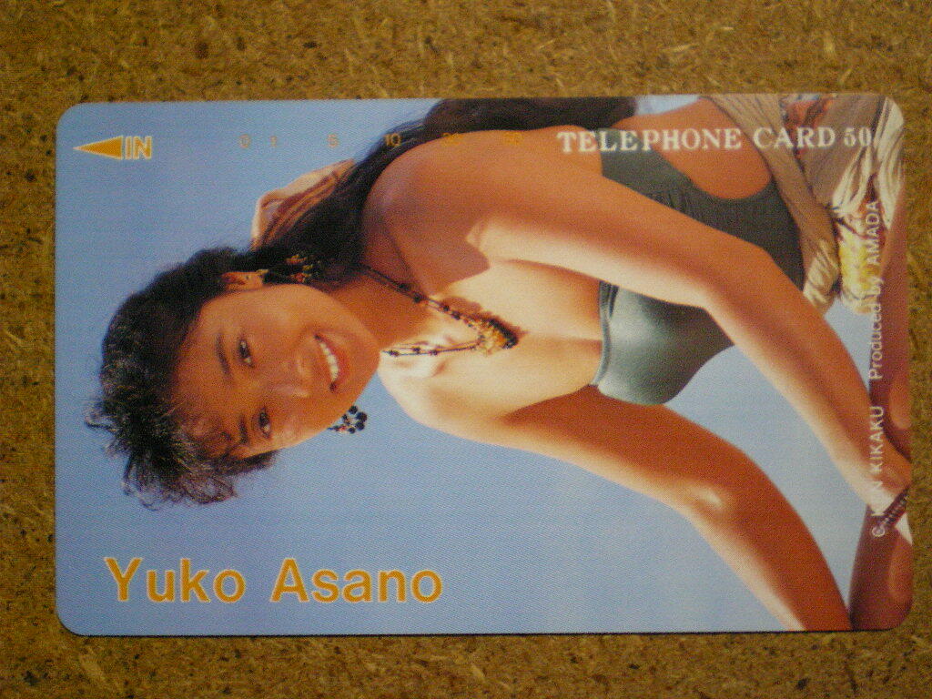 asano・110-94422 浅野ゆう子 水着 50度数 未使用 テレカ拍卖