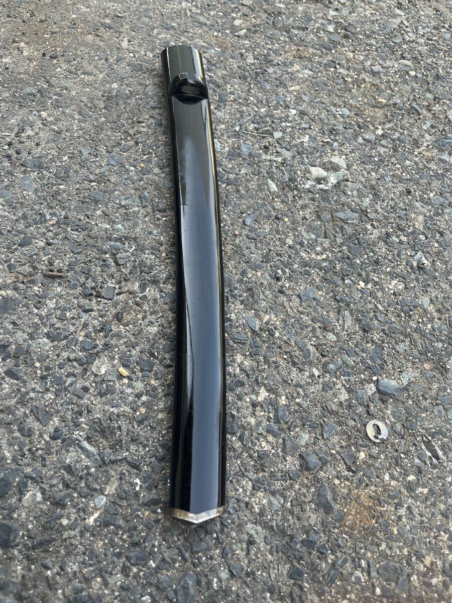 日本刀 脇差 鞘 鞘のみ 銀頭 外装 黒鞘拍卖