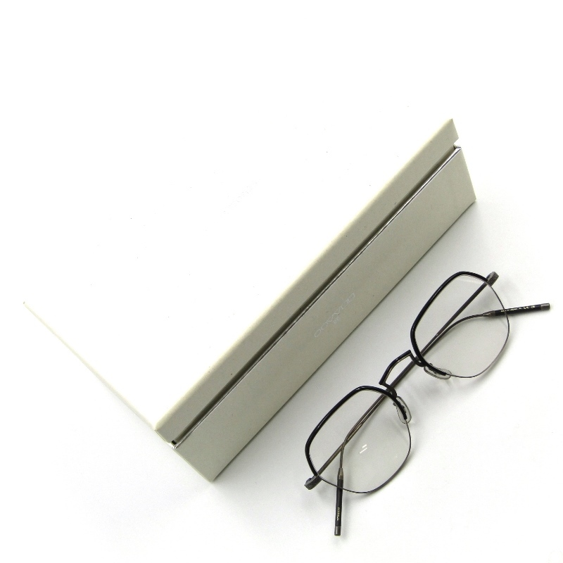 未使用 OLIVER PEOPLES L.A. オリバーピープルズ メガネフレーム OV1291T TK-7 日本製 タクミ 匠 5076 Pewter/Black 65007495拍卖