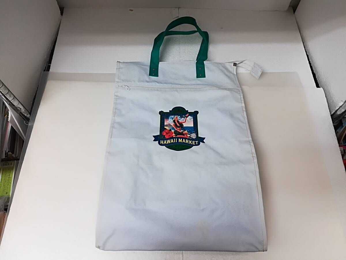 ■レトロ 当時物 ハワイ HAWAII MARKET Ano Lani キャスター付き バッグ お土産用 キャスターバッグ 大型バッグ拍卖