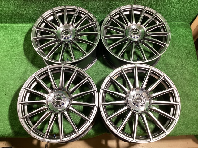 RAYS CAMPIPNATO NF-15 18インチアルミホイール 7.5J +52 5H PCD100/114.3 4本セット Q1-1 EM拍卖