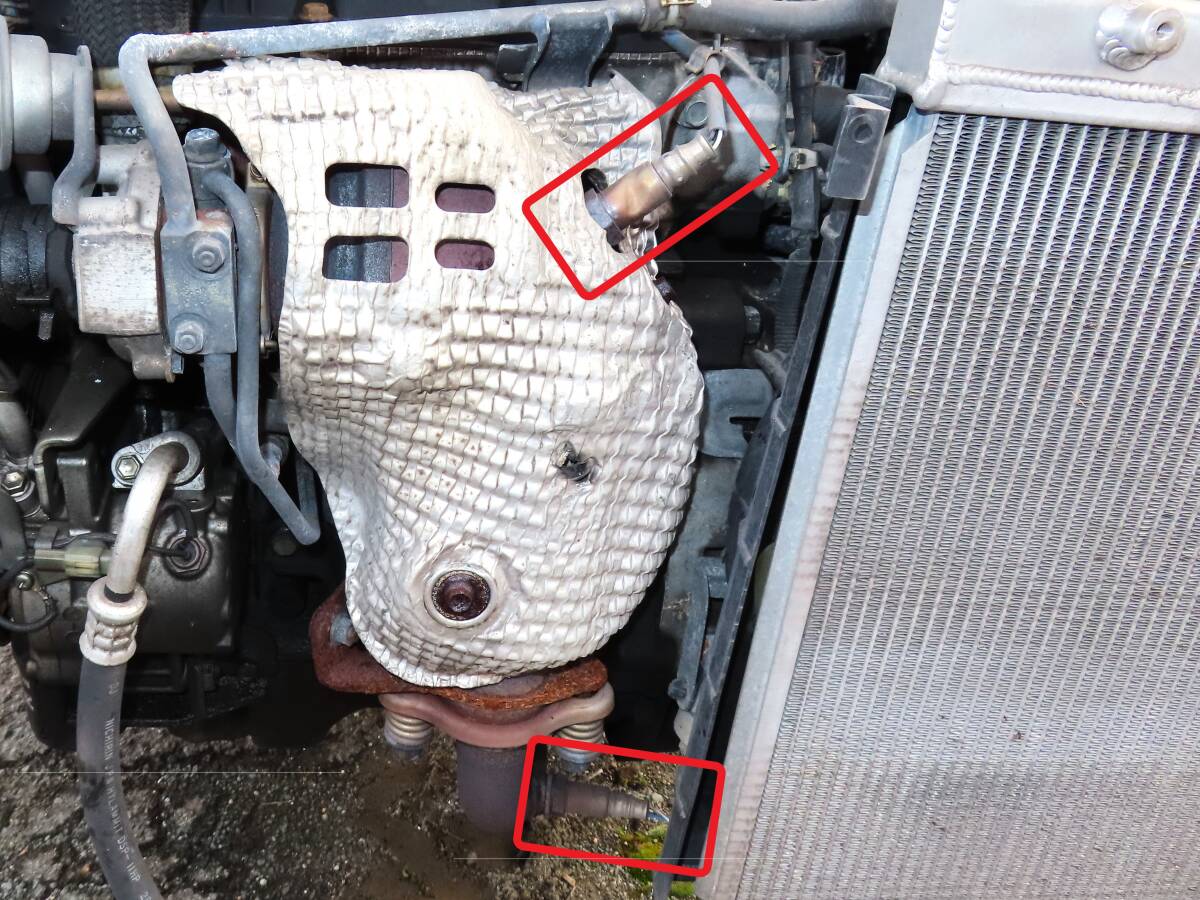 H20 CBA-L375S L385S タント カスタム RS ? 2WD CVT KF-DET 前期 純正 O2 センサー SET / 89465-B2030 89465-B2100 / 91225km拍卖