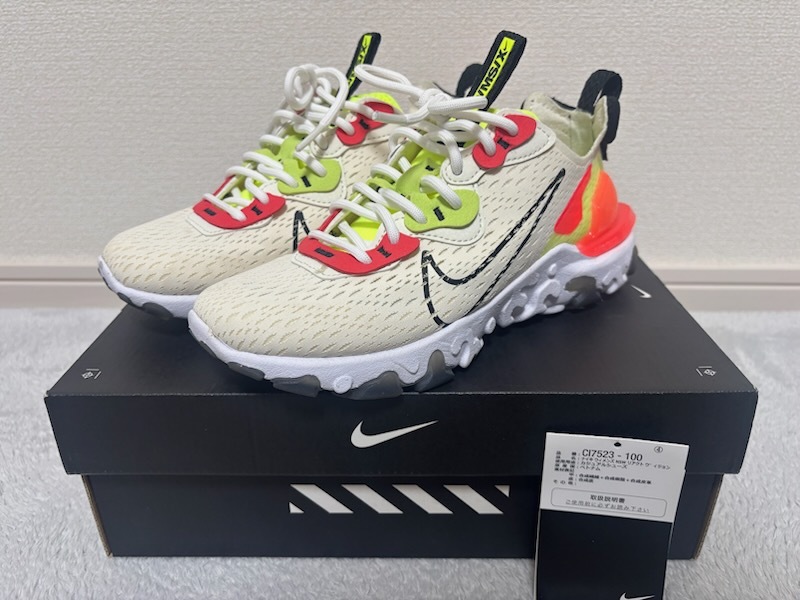 NIKE NSW REACT VISION ナイキ リアクト ヴィジョン ウィメンズ 22cm拍卖