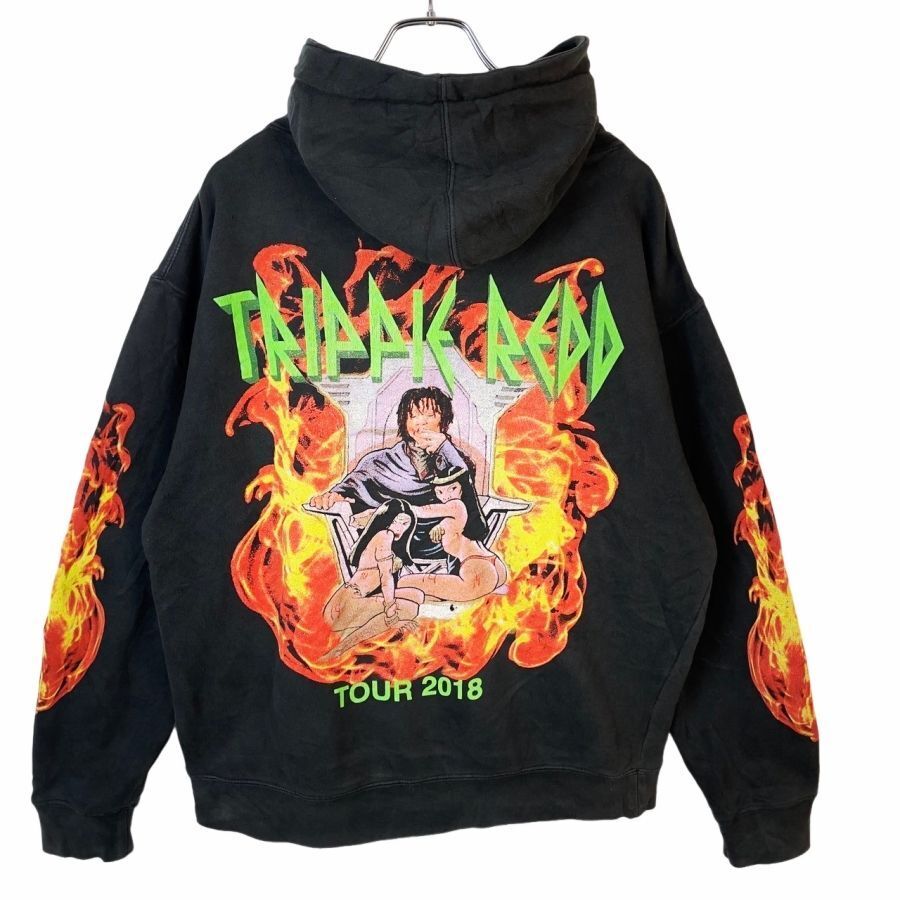 トリッピー・レッドTrippie ReddプルオーバーパーカーフーディアーティストHIPHOPヒップホップラッパーラップTOUR2018両面プリント41230拍卖