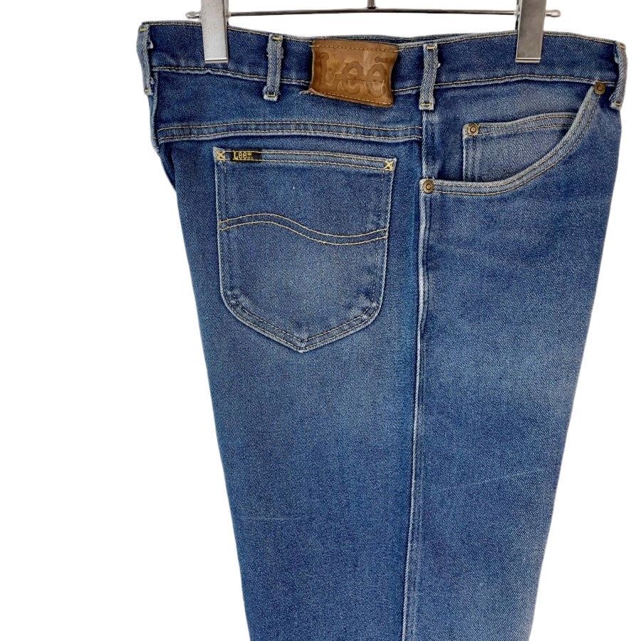 70s80sUSA製リーLeeデニムパンツウォッシュドデニム青ブルーvintageヴィンテージ50115拍卖