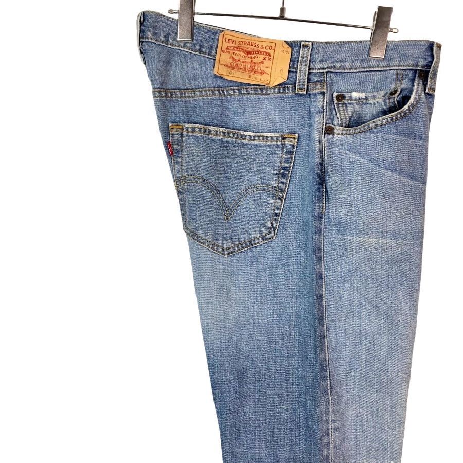 Levi'sリーバイス501デニムパンツウォッシュドデニム水色ライトブルーボタンフライvintageヴィンテージ50110拍卖