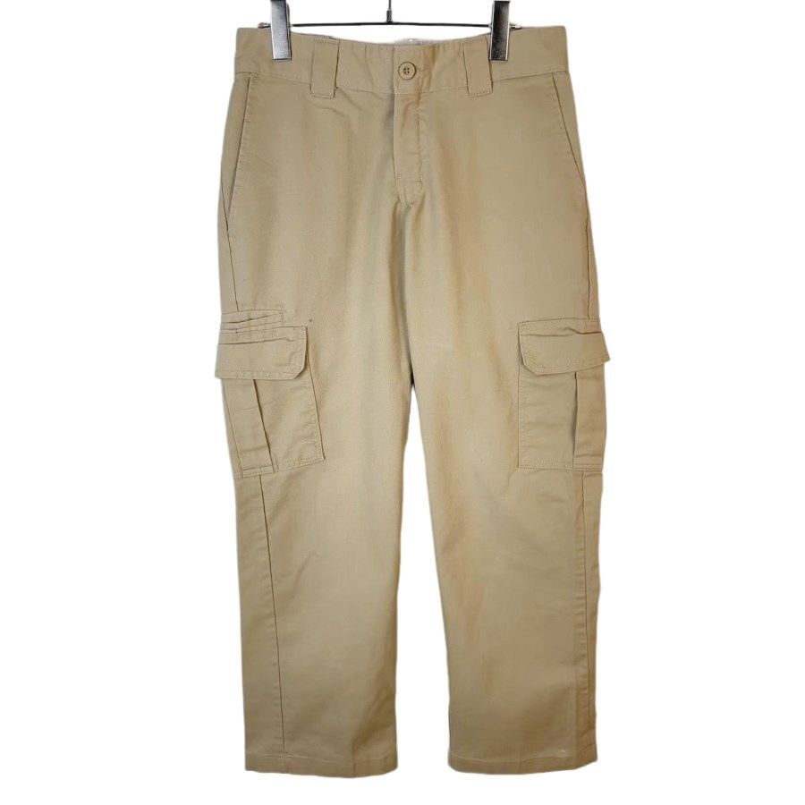 Dickies FLEXディッキーズ595カーゴパンツワークパンツツイル生地ベージュロゴタグワンポイントvintageヴィンテージ50116拍卖