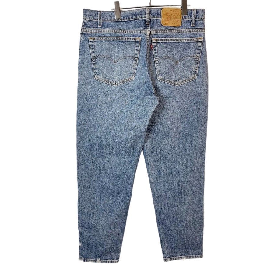 90s00sUSA製Levi'sリーバイス505デニムパンツウォッシュドデニムテーパード青ブルーvintageヴィンテージ50116拍卖