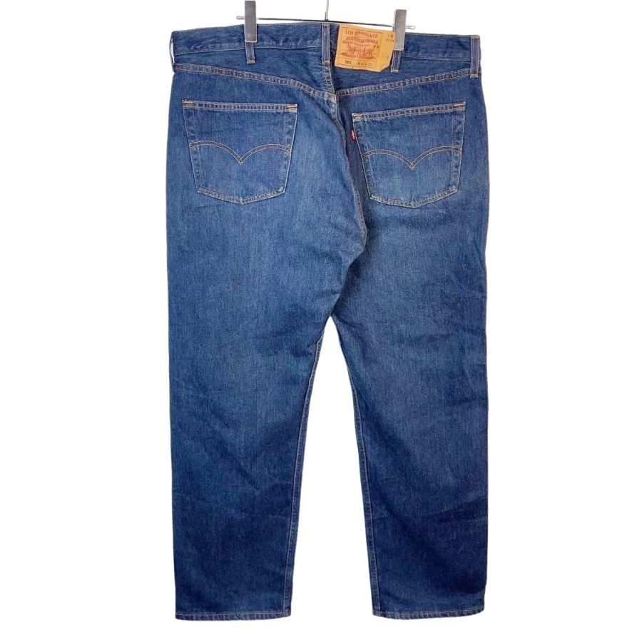 00sUSA製Levi'sリーバイス501デニムパンツウォッシュドデニム青ブルーvintageヴィンテージ50121拍卖