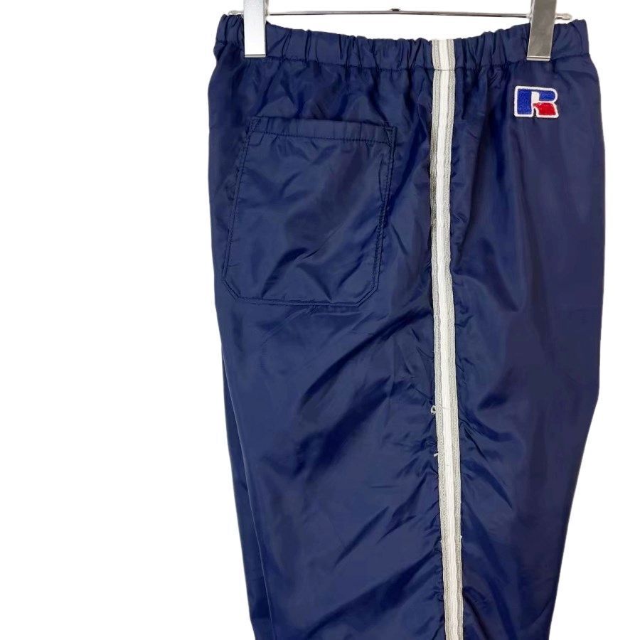 80sUSA製ラッセルアスレチックRussell Athleticナイロントラックパンツサイドラインウィンドブレーカージャージ裏地付きロゴ刺繍50123拍卖