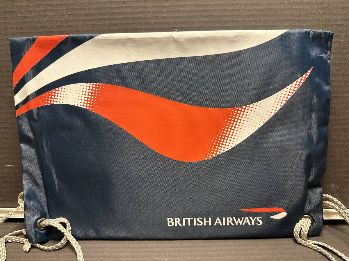 英国航空 オリジナルナップザック、ペン、冊子拍卖