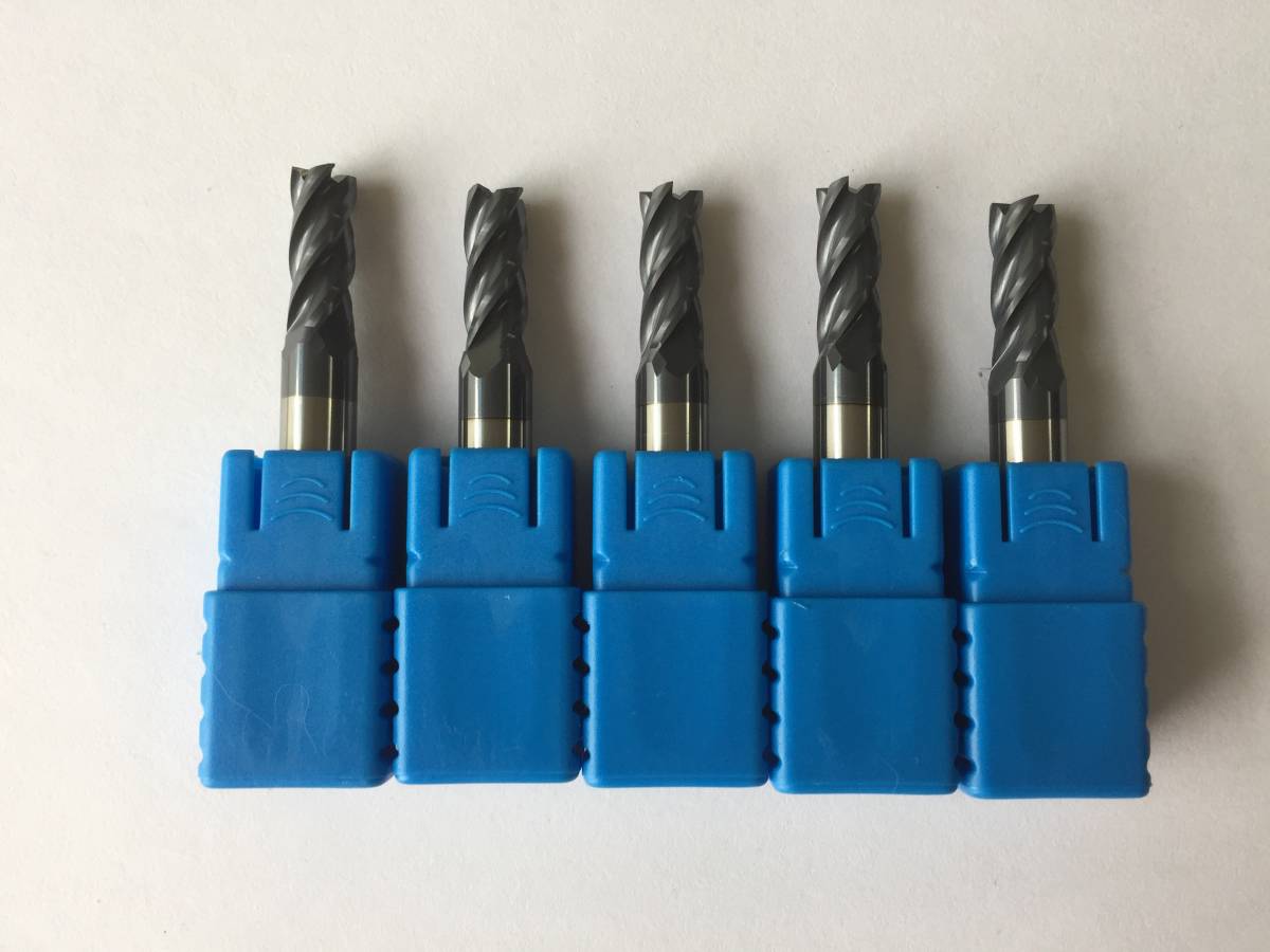 新品 RG 4枚刃 φ7 TIALN コーティング 超硬 エンドミル D7 カッター 。拍卖