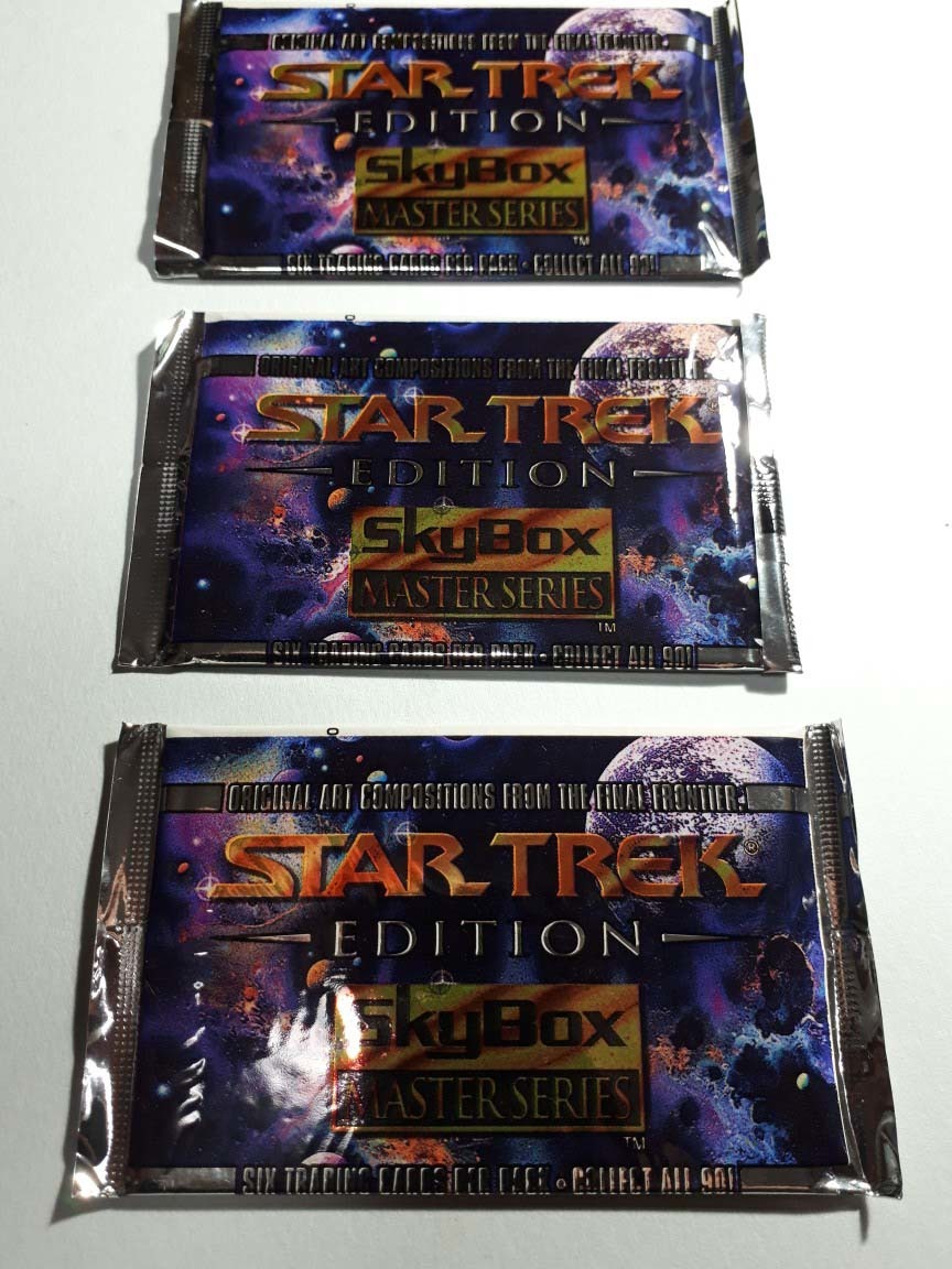 スタートレック マスターシリーズ イラストアートワーク トレーディングカード3パックセット 拍卖