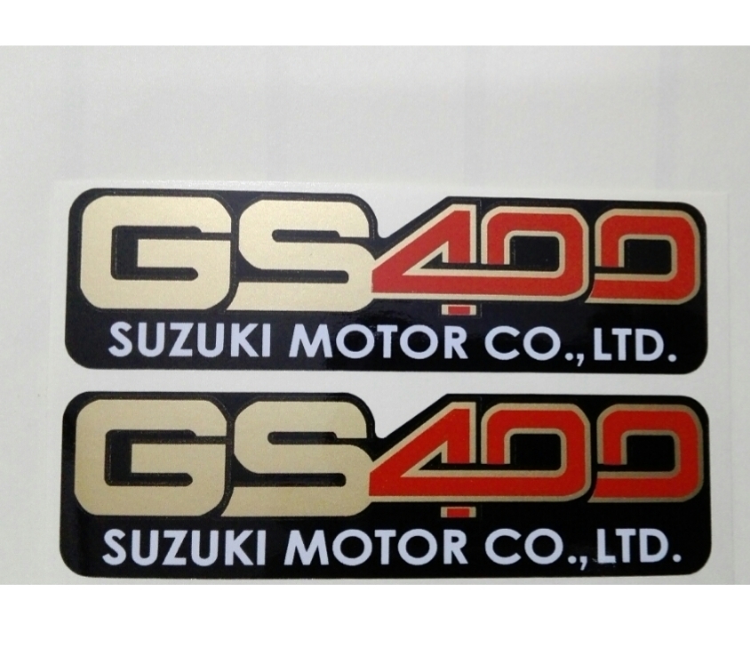 ペイペイSUZUKI GS400 純正サイドカバー用 ステッカーサイド カバー シール GS425 GS400L拍卖