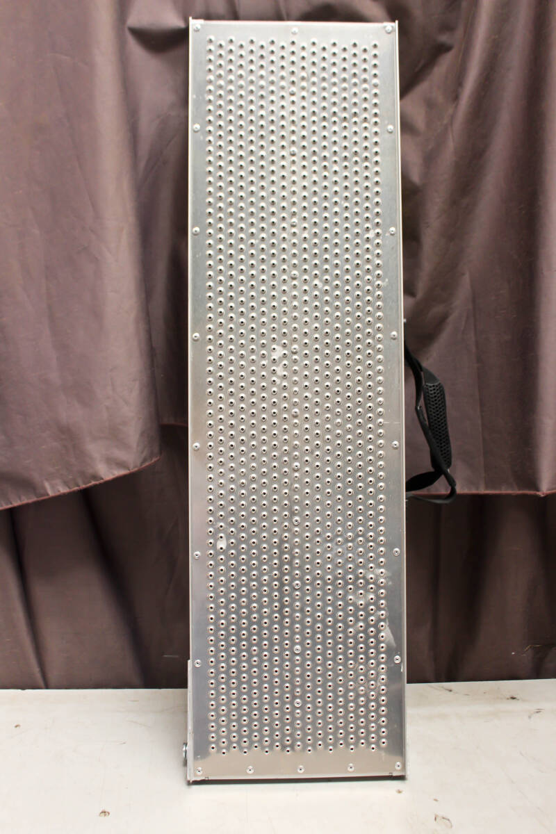 美品 Ruedamann/ルダマン 折りたたみ式スロープ/アルミラダーレール 長さ215幅28cm 耐荷重340kg バイク 取っ手付 ya拍卖