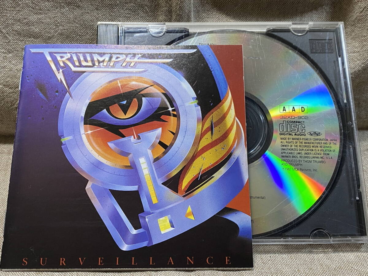 TRIUMPH - SURVEILANCE 32XD-902 国内初版 日本盤 廃盤 レア盤拍卖
