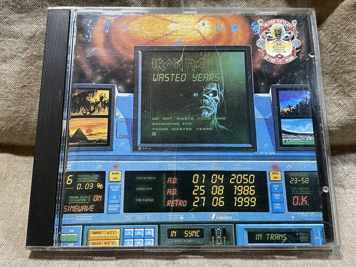 IRON MAIDEN - WASTED YEARS / STRANGER IN A STRANGE LAND 廃盤 レア盤拍卖