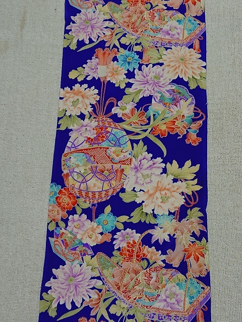 K-48-01-B* 80cm×33cm*錦紗*正絹*市松人形*和装小物*和装人形*手作り人形*はぎれ*古布*リメイク*アンティーク*つるし雛*つるし飾り拍卖