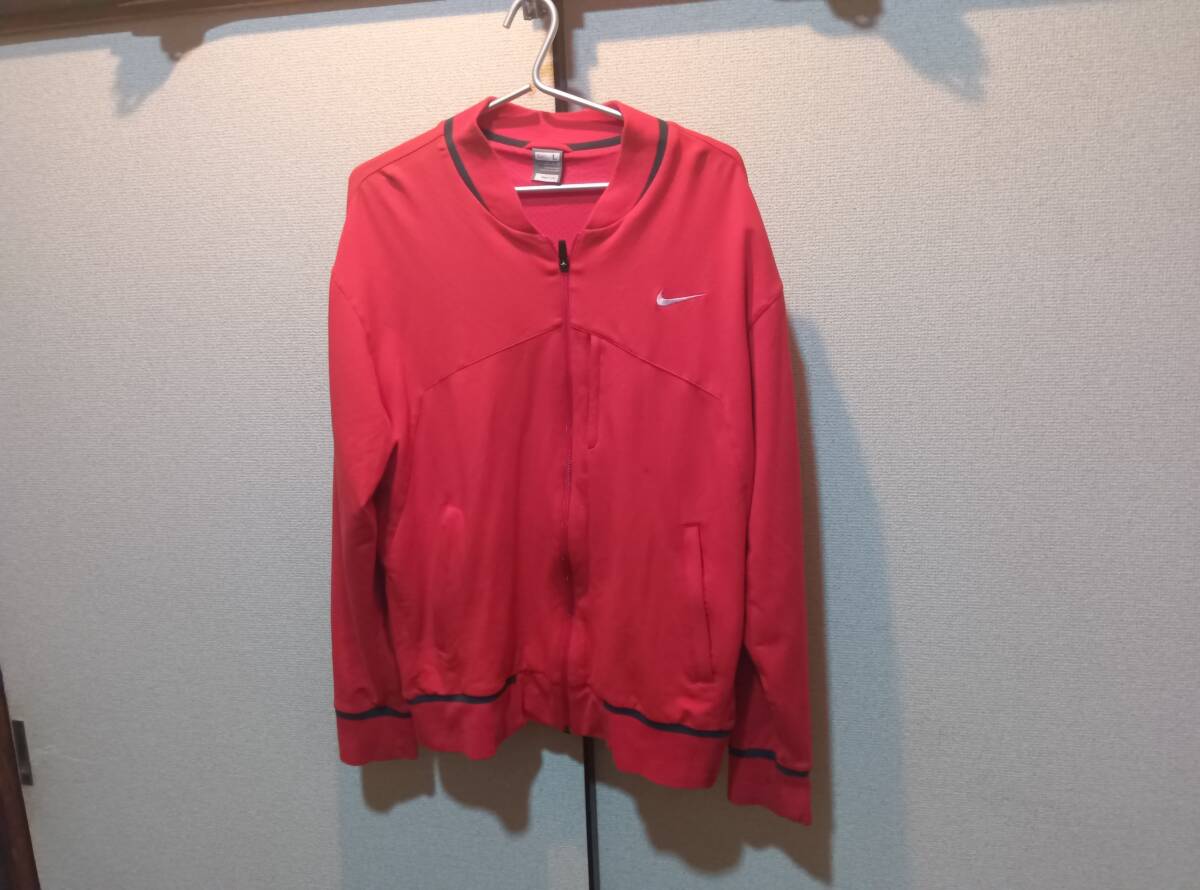 ※L■NIKE/ナイキ■ジャージジャケット ■赤■USA古着拍卖