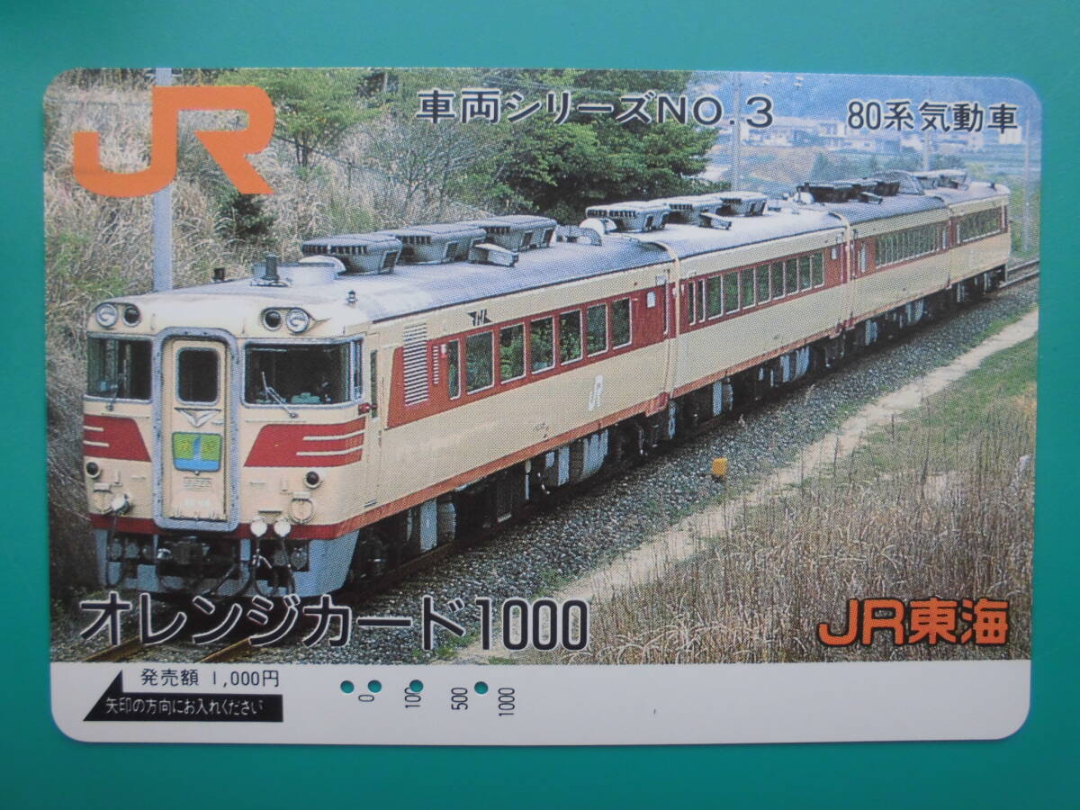 JR東海 オレカ 使用済 車両シリーズ №3 80系 南紀 JNR 【送料無料】拍卖