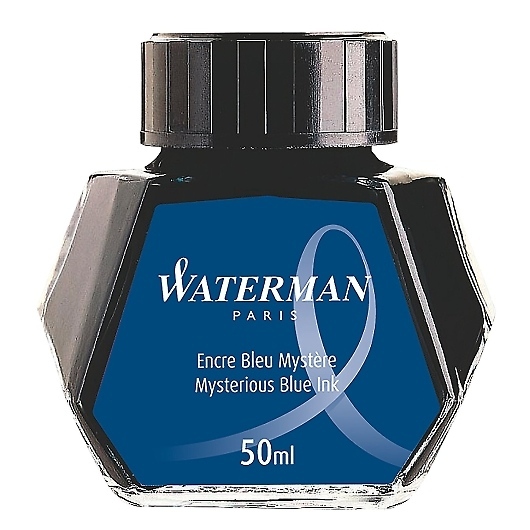 WATERMAN ウォーターマン ボトルインク ミステリアスブルー(ブルーブラック) 50ml S0110790 (旧 S2270120)拍卖