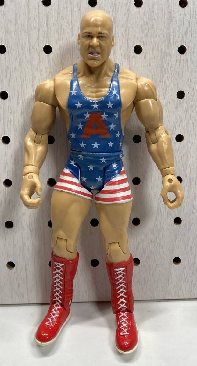 プロレス アクションフィギュア カート・アングル WWE 2003 ジャックスパシフィック社 17cm拍卖