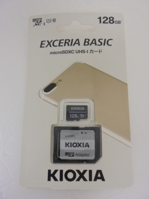 【KCM】□KDN-56#4★新品・未使用品★KIOXIA/キオクシア 旧東芝 EXCERIA BASIC microSDHC UHS-I メモリカード 128GB KMSDER45N128G拍卖
