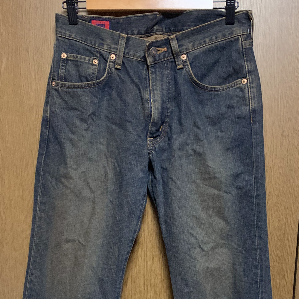 W30(L75cm)【EDWIN 503zz|ストレート】エドウィン 50302 レギュラーフィゥト USED加工拍卖