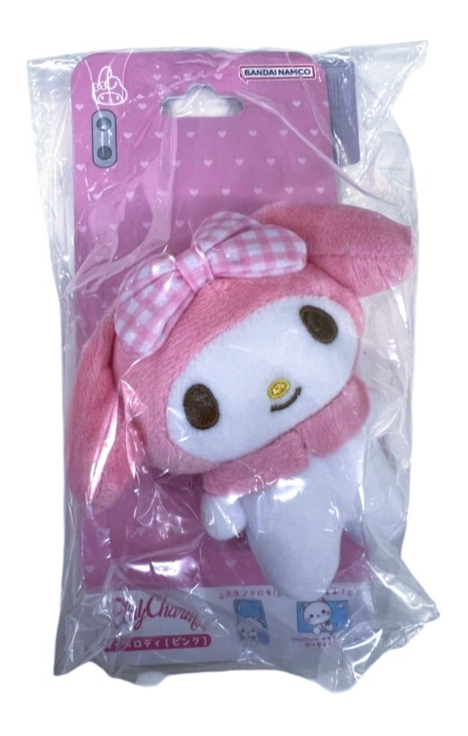 【新品未使用品】サンリオ マイメロディ プレイチャーム スマホスタンド スマホアクセサリー ぬいぐるみ 送料無料拍卖
