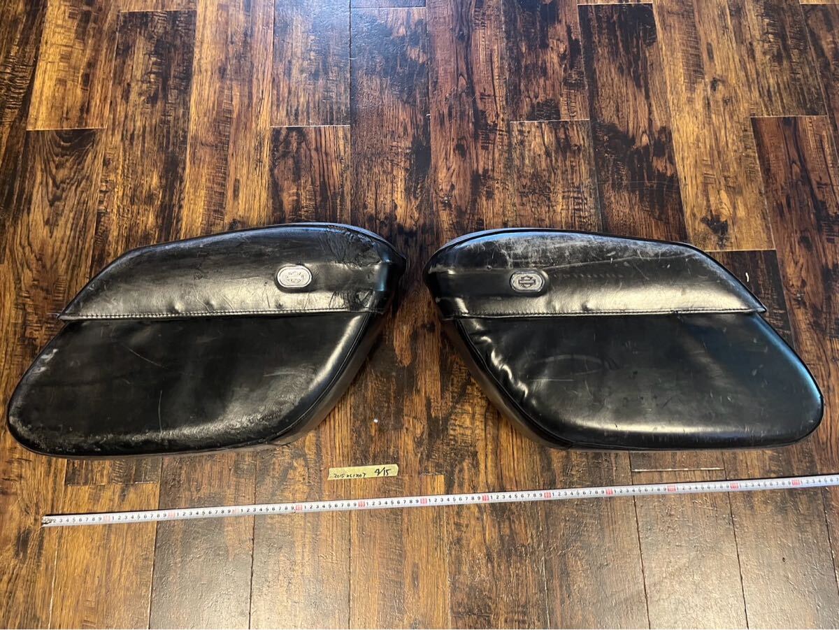 ハーレー2015年XL1200Tスポーツスターにて使用!純正左右バック 鍵付拍卖