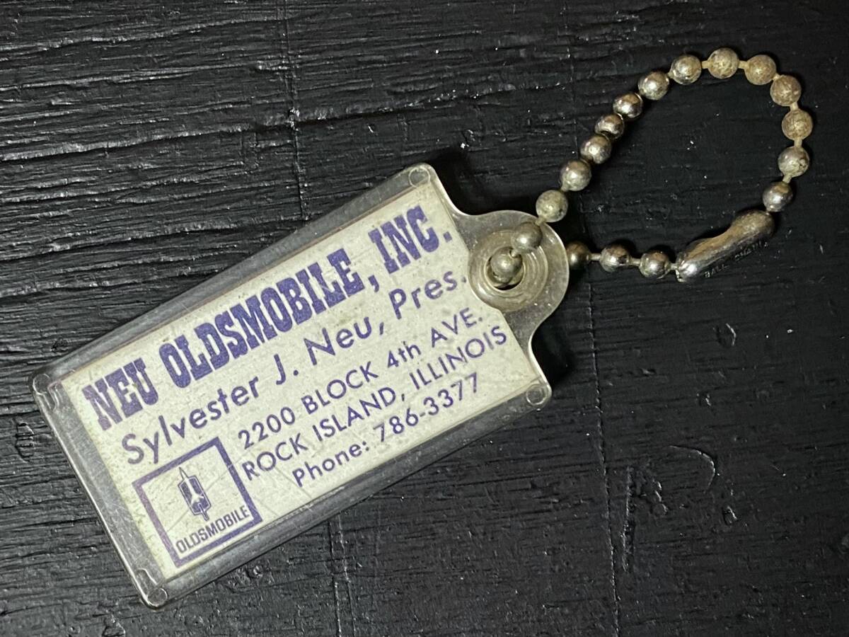 US ビンテージ キーホルダー 自動車販売店 カーディーラー OLDSMOBILE オールズモビル  sw-auto10拍卖