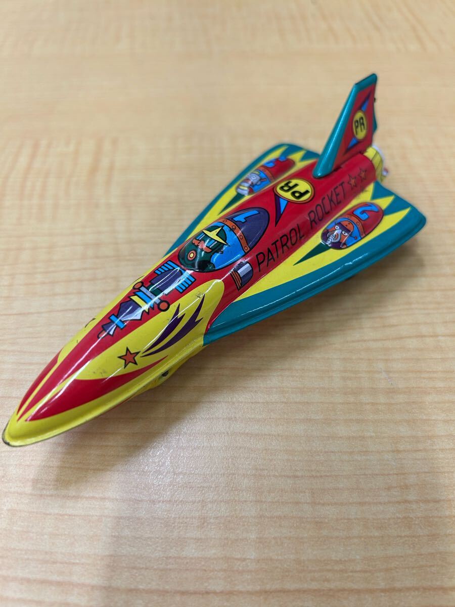 d4e293 ブリキ 当時物 昭和レトロ ビンテージ 玩具 ロケット レトロ 飛行機拍卖