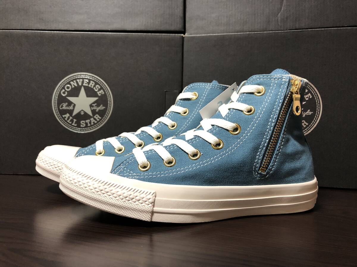 24.0cm CONVERSE ALL STAR GOLDZIP III HI コンバース オールスター ゴールドジップ III HI LIGHT NAVY拍卖