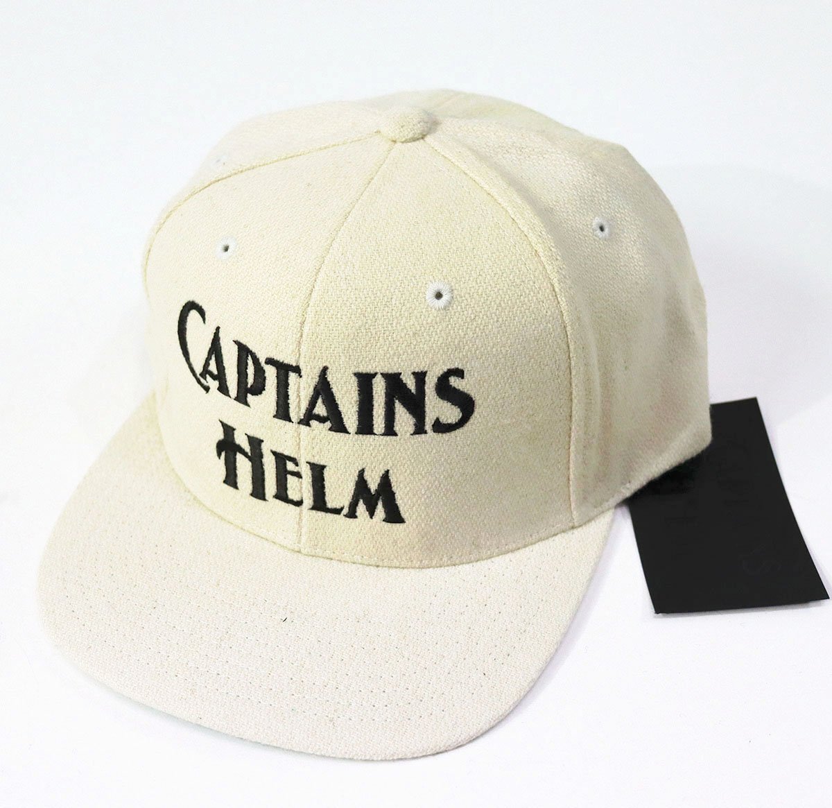 CAPTAINS HELM (キャプテンズヘルム) LOGO WOOL CAP / ロゴ ウールキャップ CH17-AW-C10 未使用品 ホワイト / スナップバック拍卖